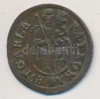 1706KB Rézpoltúra "II. Rákóczi Ferenc" (2.33g) T:2- 
Hungary 1706. Poltura "Francis ...