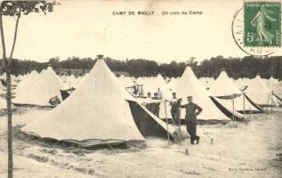 Mailly, WWI French military camp, soldiers