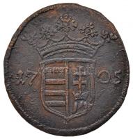 1705. X Poltura II. Rákóczi Ferenc (6.92g) T:2-,3 Hungary 1705. X Poltura Francis II Rákóczi (6.92g) C:VF,F Huszár: 1535., Unger II.: 1133.a