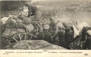 Verberie, convoy of Moroccan Spahis