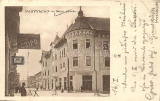 Nagyvárad, Oradea; Stern palota, Fahry (?) Testvérek Cipő üzlete / palace, shop