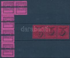 Villamos és Helyiérdekű Vasúti Alkalmazottak Országos Szövetsége 8 db tagdíjbélyeg