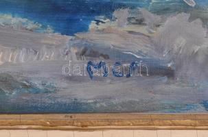 Mcp jelzéssel: Tájkép. Olaj, vászon, keretben, 50×70 cm