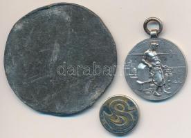 ~1920-1930. "A Körmöcbányai Magyar Királyi Pénzverde látogatásának emlékére" jelzetlen Ag ...