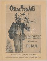 cca 1935 Turul antiszemita szórólap. 8 órai újság.