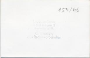 cca 1960-1970 Linzbauer Tamás: Lóvasút, pecséttel jelzett fotó, 9x14 cm