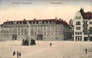 Temesvár, Timisoara; Vármegyeház, gyógyszertár / county hall, pharmacy