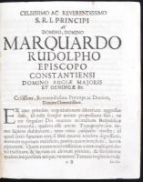 Segneri, Paolo: Homo Christianus in sua lege institutus sive discursus morales. 1-3. köt. Augsburg, ...