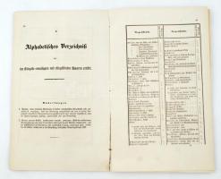 1845 Az Elba folyam hajózásáról kötött egyezmény Budán kinyomtatott szövege 112p. Súlytáblázattal / ...