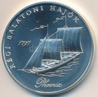 1998. 2000Ft Ag "Régi balatoni hajók II - Phoenix" tokban tanúsítvánnyal T:BU