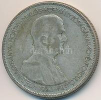 1930. 5P Ag "Horthy jobbra" T:3  Adamo P8