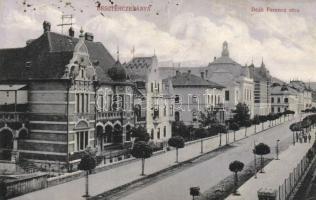 Besztercebánya, Banska Bystrica; Deák Ferenc utca, kiadja Machold F. / street (EB)
