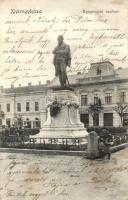 Nyíregyháza, Bessenyei szobor, Szabó Dániel üzlete, Bodnár(?) Pál üzlete(b)