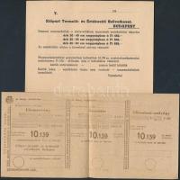1948 Bp.(Albertirsa), A Kőipari Termelő- és Értékesítő Szövetkezet által a centenáriumi emléktábla k...