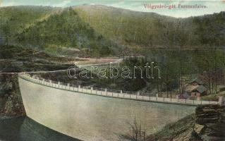 Resica-Ferencfalva, Valiug; Völgyzáró-gát, kiadja Hollschütz / dam (EK)