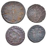 4db-os római rézpénz tétel, közte "Tacitus" T:2-,3
4pcs of Roman copper coins, including ...