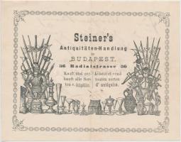 1882 Steiner antikvitás Bp. VI. Sugárút