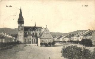 Bártfa, Bardejov; Főtér, kiadja Salgó Mór / main square (EK)