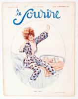 1923 Le Sourire francia humoros erotikus hetilap színes képekkel / 1923 Le Sourire French journal with erotic pictures