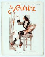 1924 Le Sourire francia humoros erotikus hetilap színes képekkel / 1924 Le Sourire French journal with erotic pictures