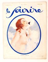 1925 Le Sourire francia humoros erotikus hetilap színes képekkel / 1925 Le Sourire French journal with erotic pictures