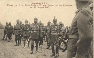1915 Strasbourg, Ludwig III of Bavaria, military parade