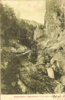 Szinyelipóc, Lipovce; völgyrészlet, A kis vízesés / valley, waterfall (EK)