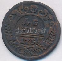 Orosz Birodalom 1735. 1D Cu T:3 Russian Empire 1735. 1 Denga Cu C:F