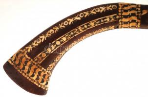 XVIII. sz. vége - XIX. sz. eleje: Csontberakásos pisztoly, muskéta, kissé hiányos állapotban / Vinta...