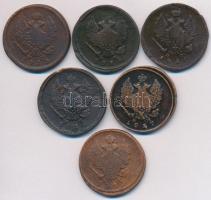 Orosz Birodalom 1811-1820. 2k Cu (6x) T:3
Russian Empire 1811-1820. 2 Kopeks Cu (6x) C:F