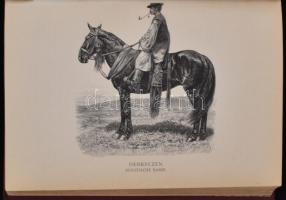 Wrangel, C: G.: Ungarns Pferdezucht in Wort und Bild. 1-4. köt. Stuttgart, 1893-1895, Schickhardt &a...