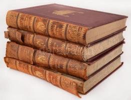 Wrangel, C: G.: Ungarns Pferdezucht in Wort und Bild. 1-4. köt. Stuttgart, 1893-1895, Schickhardt &a...