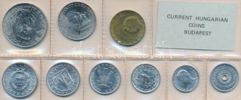 1978. 2f-10Ft 9db klf érmés forgalmi sor fóliatokban T:1