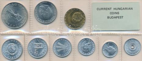 1982. 2f-10Ft 9db klf érmés forgalmi sor fóliatokban T:1