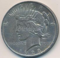 Amerikai Egyesült Államok 1923. 1$ Ag "Peace" T:2-  USA 1923. 1 Dollar Ag "Peace" C:VF