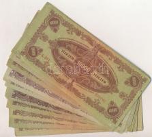 1945. 10.000P (30x) legtöbb "MNB" bélyeggel T:vegyes