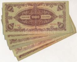 1945. 10.000P (30x) legtöbb "MNB" bélyeggel T:vegyes