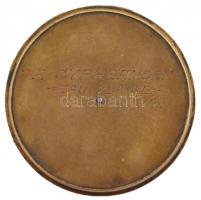 cca 1938-1945 Réz katonai iránytű, hátulján gravírozott felirattal, működik, d: 5,5 cm /
military c...