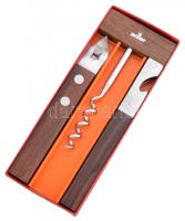 Jelzett egy személyes alpakka evőeszköz készlet (4db) és egy Adler nyitókészlet, eredeti dobozában