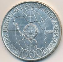 Jugoszlávia 1980. 1000D Ag "Tito" T:BU
Yugoslavia 1980. 1000 Dinara Ag "Tito" C...