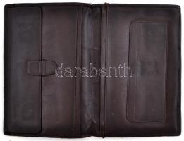 Régi (krokodil?) bőrtárca, 15x10cm