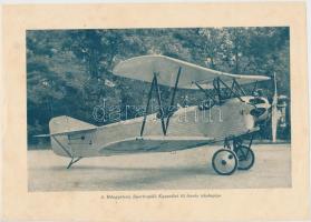 cca 1910 4 db korai repülőket és léghajókat ábrázoló nyomat / zeppelins and airplanes 4 prints