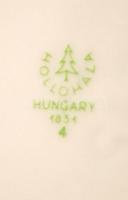 Régi kávéfőző ("kotyogó") Hollóházi porcelán felső résszel, jelzett, matricás, m: 20 cm