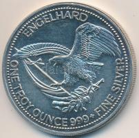 Amerikai Egyesült Államok 1985. "Az amerikai aranymosó" Ag emlékérem (31,25g/0.999/39mm) T...