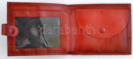 Bőrpénztárca Bécs címerrel és felirattal, újszerű állapotban, 9x11cm