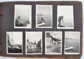 Sulyok Mária(1908-1987) Kossuth-díjas színésznő privát albuma, családi fotók, állatos fotók, balaton...
