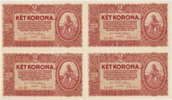 1920. 2K "2aa" (9x), közte 8db sorszámkövető és egy közeli sorszámú T:I,I-,II