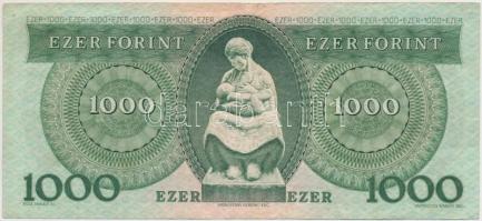 1992. 1000Ft "D" T:III tűlyuk