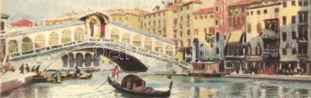 Venice, Venezia; 10 old minicards with two litho (14 x 4.5 cm)