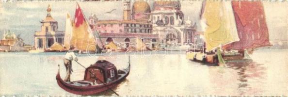 Venice, Venezia; 10 old minicards with two litho (14 x 4.5 cm)